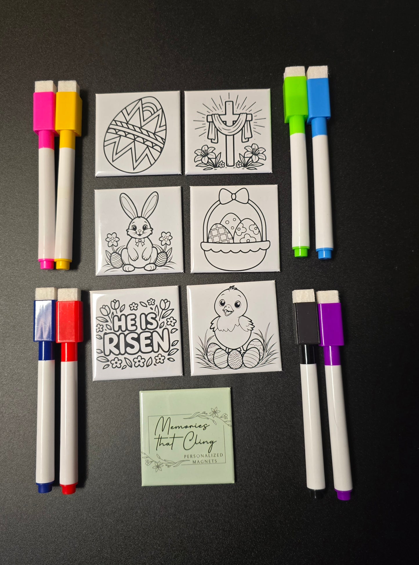Easter Dry Erase Magents (Set of 6)