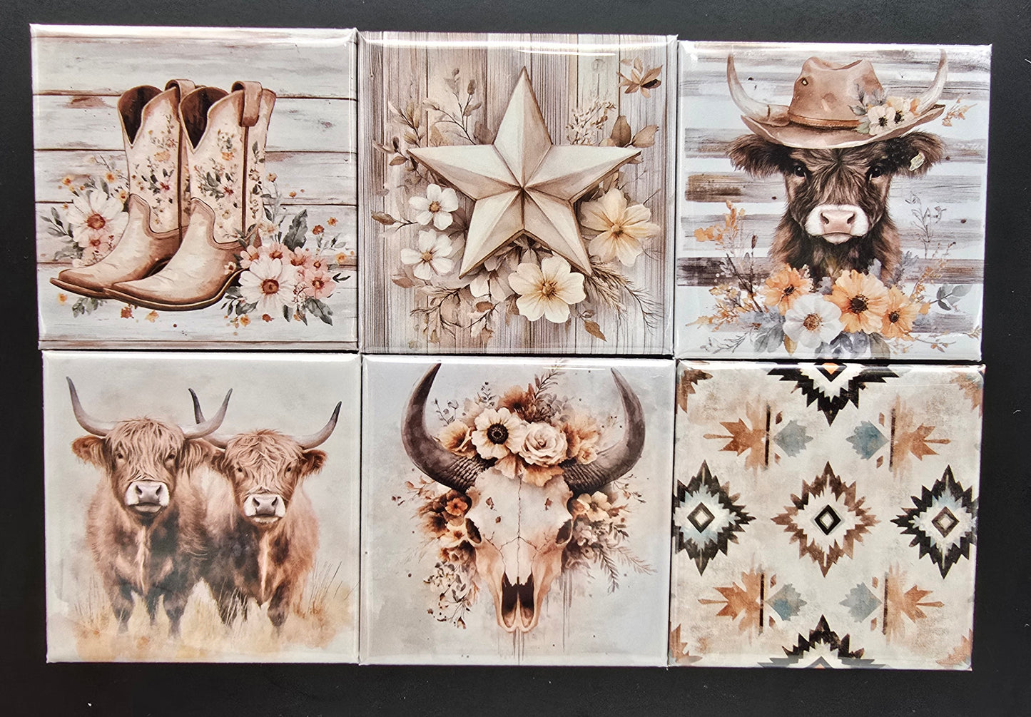 Natural Cowgirl (Set of 6)