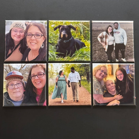Set of 6 Personalized Magnets